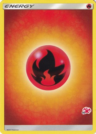 Fire Energy (#32 Charizard Stamped) [Battle Academy] - Promo
