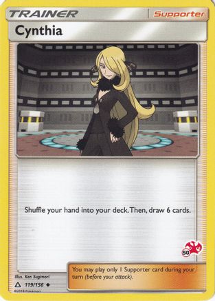 Cynthia (#50 Charizard Stamped) (119/156) [Battle Academy] - Promo