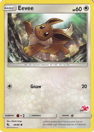 Eevee (#26 Charizard Stamped) (049/068) [Battle Academy] - Promo