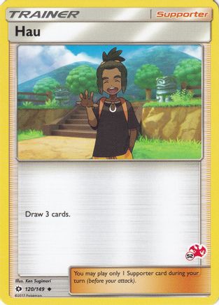 Hau (#52 Charizard Stamped) (120/149) [Battle Academy] - Promo