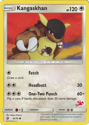 Kangaskhan (#53 Charizard Stamped) (55/70) [Battle Academy] - Promo
