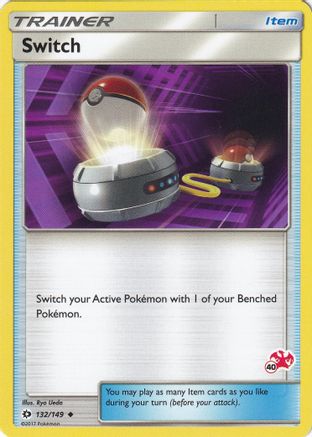 Switch (#40 Charizard Stamped) (132/149) [Battle Academy] - Promo