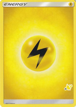 Lightning Energy (#21 Pikachu Stamped) [Battle Academy] - Promo