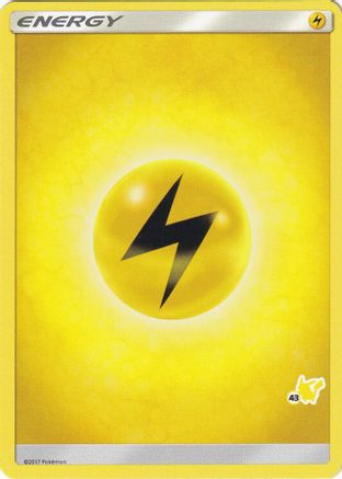 Lightning Energy (#43 Pikachu Stamped) [Battle Academy] - Promo