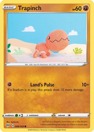 Trapinch (089/189) [SWSH03 Darkness Ablaze] - Common