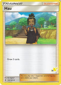 Hau (#33 Pikachu Stamped) (120/149) [Battle Academy] - Promo