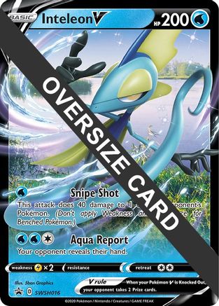 Inteleon V - SWSH016 (SWSH016) [Jumbo Cards] Holofoil - Promo