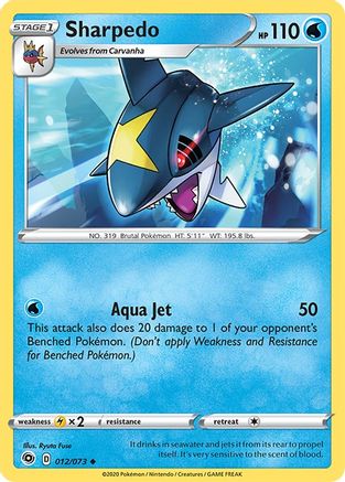 Sharpedo (012/73) [Champions Path] - Uncommon
