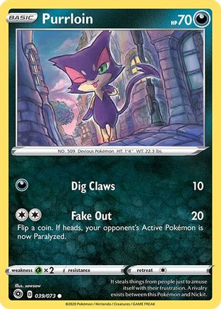 Purrloin (039/73) [Champions Path] Reverse Holofoil - Common