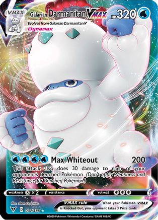 Galarian Darmanitan VMAX (037/185) [SWSH04 Vivid Voltage] Holofoil - Ultra Rare