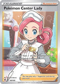 Pokemon Center Lady (Full Art) (185/185) [SWSH04 Vivid Voltage] Holofoil - Ultra Rare