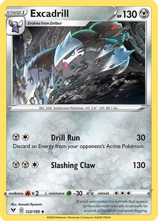Excadrill (122/185) [SWSH04 Vivid Voltage] - Uncommon