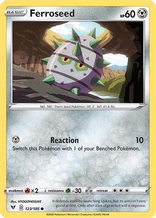 Ferroseed (123/185) [SWSH04 Vivid Voltage] - Common