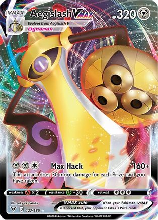 Aegislash VMAX (127/185) [SWSH04 Vivid Voltage] Holofoil - Ultra Rare