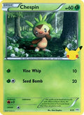 Chespin (006/25) [McDonalds 25th Anniversary Promos] Holofoil - Promo