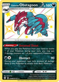 Galarian Obstagoon (SV080/122) [Shining Fates Shiny Vault] Holofoil - Shiny Holo Rare