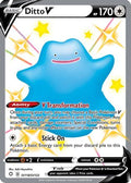 Ditto V (SV118/122) [Shining Fates Shiny Vault] Holofoil - Shiny Holo Rare