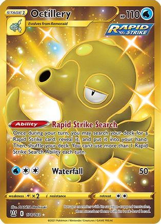 Octillery (Secret) (178/163) [SWSH05 Battle Styles] Holofoil - Secret Rare