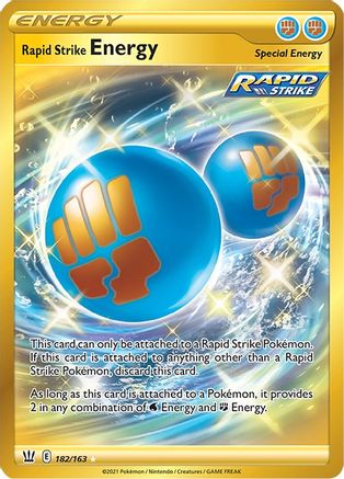 Rapid Strike Energy (Secret) (182/163) [SWSH05 Battle Styles] Holofoil - Secret Rare