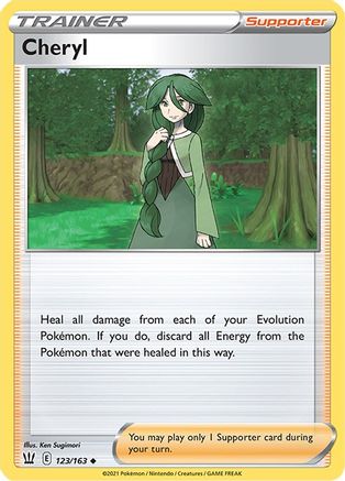 Cheryl (123/163) [SWSH05 Battle Styles] Reverse Holofoil - Uncommon
