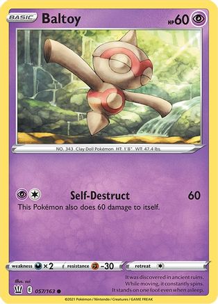 Baltoy (057/163) [SWSH05 Battle Styles] - Common