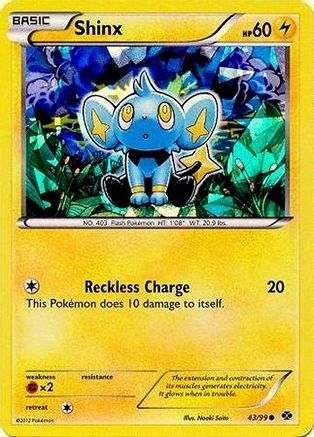 Shinx (Cracked Ice Holo) (43/99) [Blister Exclusives] Holofoil - Promo
