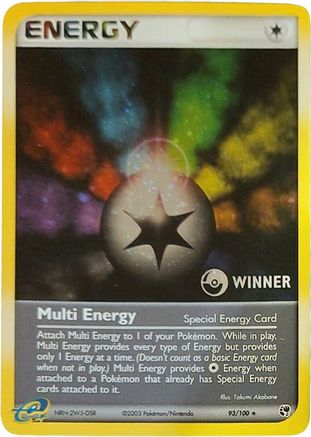 Multi Energy (Special) [Winner] (93/100) [League & Championship Cards] Holofoil - Promo