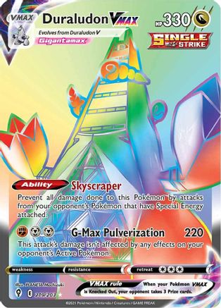 Duraludon VMAX (Secret) (219/203) [SWSH07 Evolving Skies] Holofoil - Secret Rare