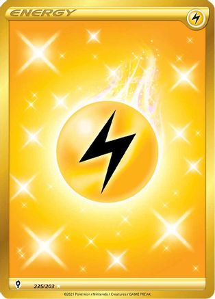 Lightning Energy (Secret) (235/203) [SWSH07 Evolving Skies] Holofoil - Secret Rare