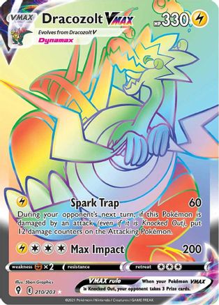 Dracozolt VMAX (Secret) (210/203) [SWSH07 Evolving Skies] Holofoil - Secret Rare
