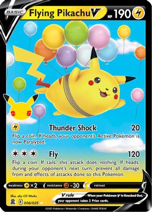 Flying Pikachu V (006/25) [Celebrations] Holofoil - Ultra Rare