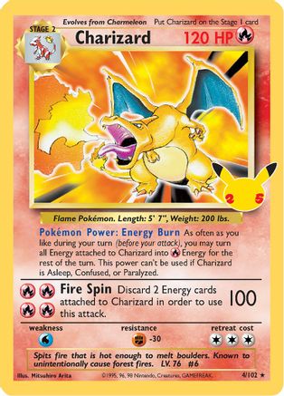 Charizard (004/25) [Celebrations Classic Collection] Holofoil - Classic Collection