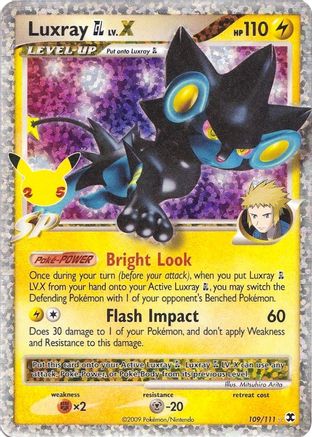 Luxray GL LV.X (109/25) [Celebrations Classic Collection] Holofoil - Classic Collection