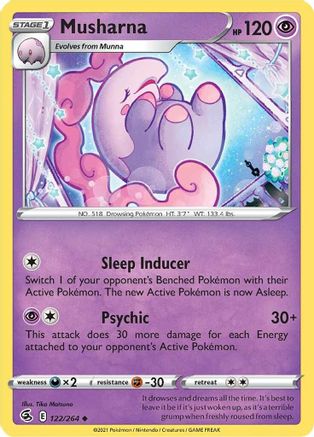 Musharna (122/264) [SWSH08 Fusion Strike] - Uncommon