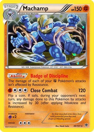 Machamp (Cosmos Holo) (49/101) [Blister Exclusives] Holofoil - Promo