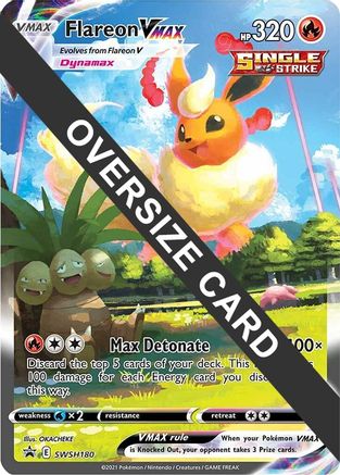 Flareon VMAX - SWSH180 (SWSH180) [Jumbo Cards] Holofoil - Promo