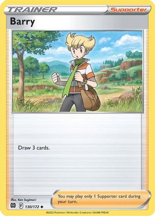 Barry (130/172) [SWSH09 Brilliant Stars] - Uncommon