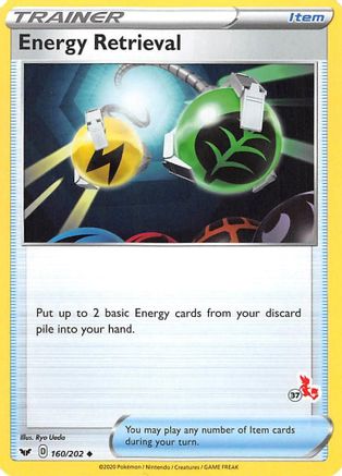 Energy Retrieval (#37 Cinderace Stamped) (160/202) [Battle Academy 2022] - Promo