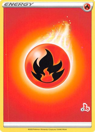Fire Energy (#3 Cinderace Stamped) [Battle Academy 2022] - Promo