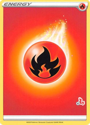 Fire Energy (#6 Cinderace Stamped) [Battle Academy 2022] - Promo
