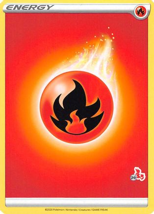 Fire Energy (#29 Cinderace Stamped) [Battle Academy 2022] - Promo