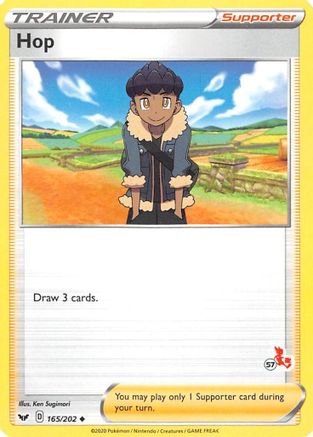 Hop (#57 Cinderace Stamped) (165/202) [Battle Academy 2022] - Promo