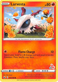 Larvesta (#19 Cinderace Stamped) (23/198) [Battle Academy 2022] - Promo