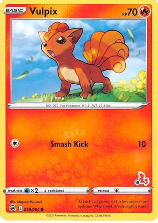 Vulpix (#18 Cinderace Stamped) (29/264) [Battle Academy 2022] - Promo