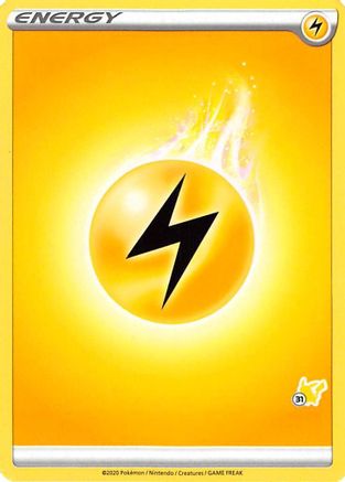 Lightning Energy (#31 Pikachu Stamped) [Battle Academy 2022] - Promo