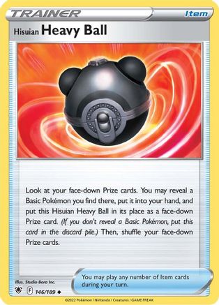 Hisuian Heavy Ball (146/189) [SWSH10 Astral Radiance] - Uncommon