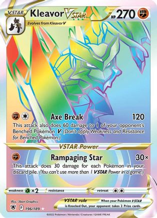 Kleavor VSTAR (Secret) (196/189) [SWSH10 Astral Radiance] Holofoil - Secret Rare