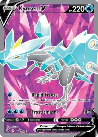 Kyurem V (Full Art) (174/196) [SWSH11 Lost Origin] Holofoil - Ultra Rare