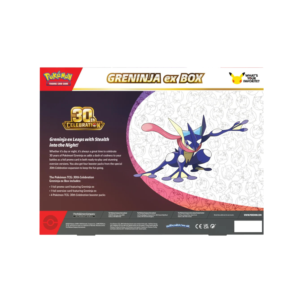 Pokemon - 30th Celebration Greninja ex Box