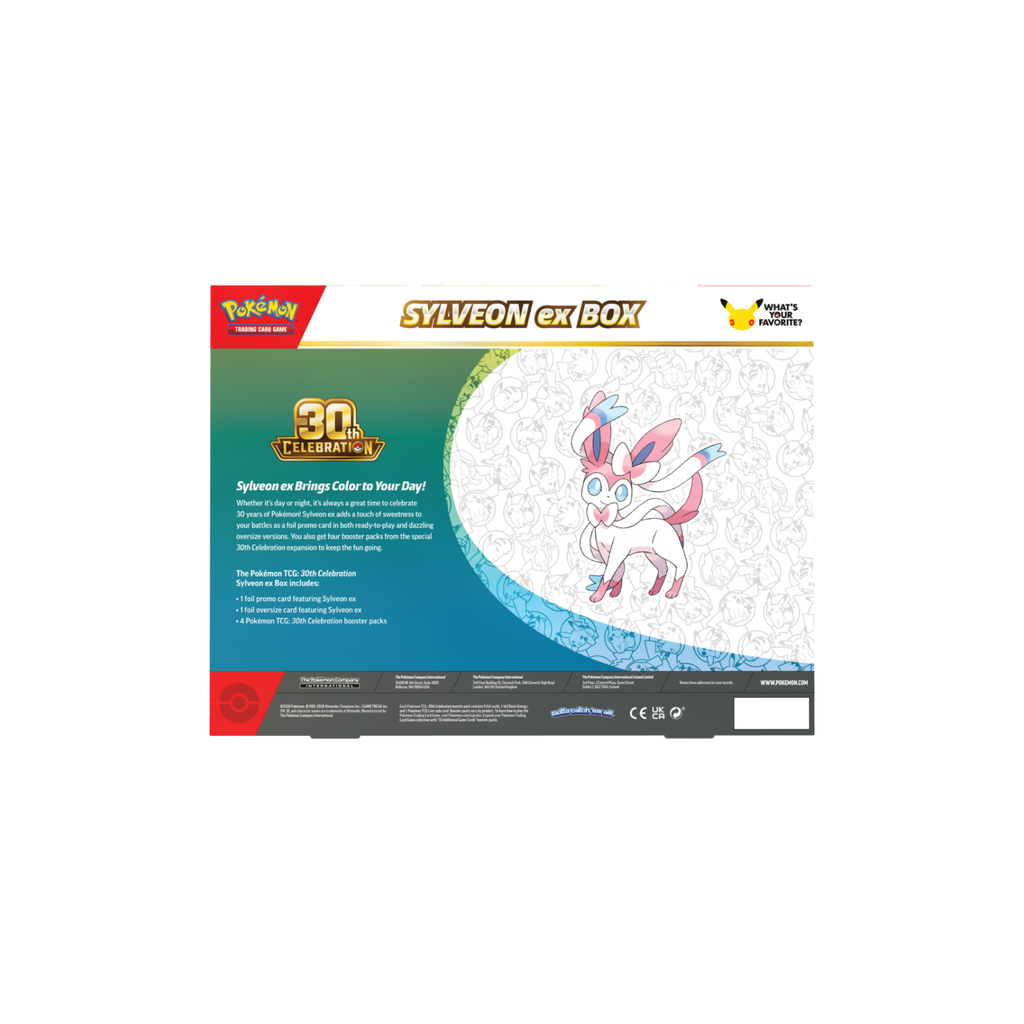 Pokemon - 30th Celebration Sylveon ex Box